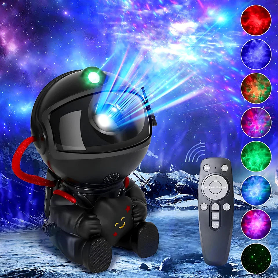 Astronaut Sternenhimmel Projektor | LED Galaxy Nacht Licht für Kinderzimmer & Schlafzimmer