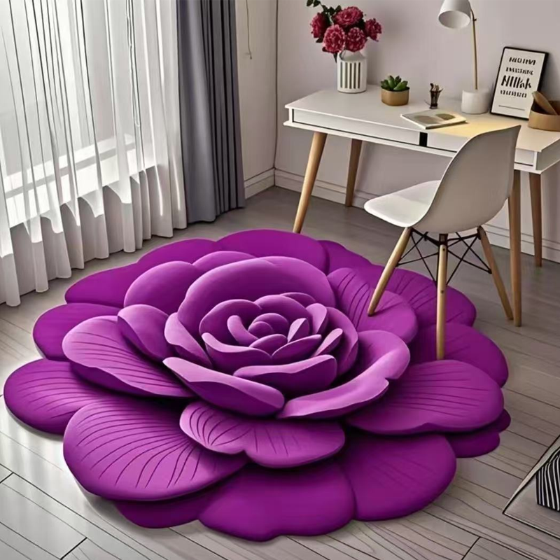 Floral Plüsch & Kieselgur Bodenmatte