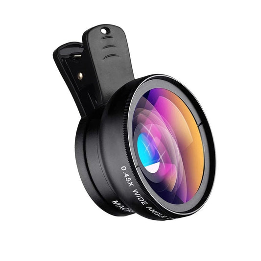 Kamera Objektiv für Smartphones | 2 in 1 HD  Super Weitwinkel & Makro