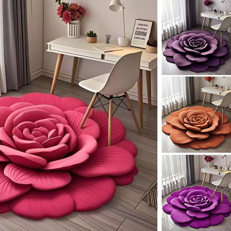 Floral Plüsch & Kieselgur Bodenmatte