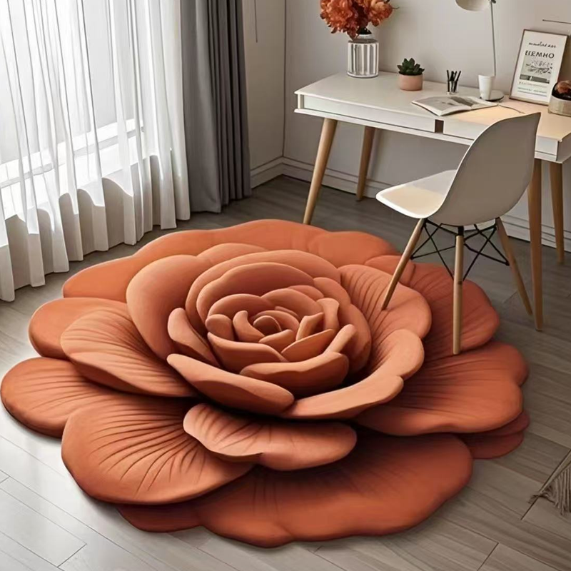 Floral Plüsch & Kieselgur Bodenmatte