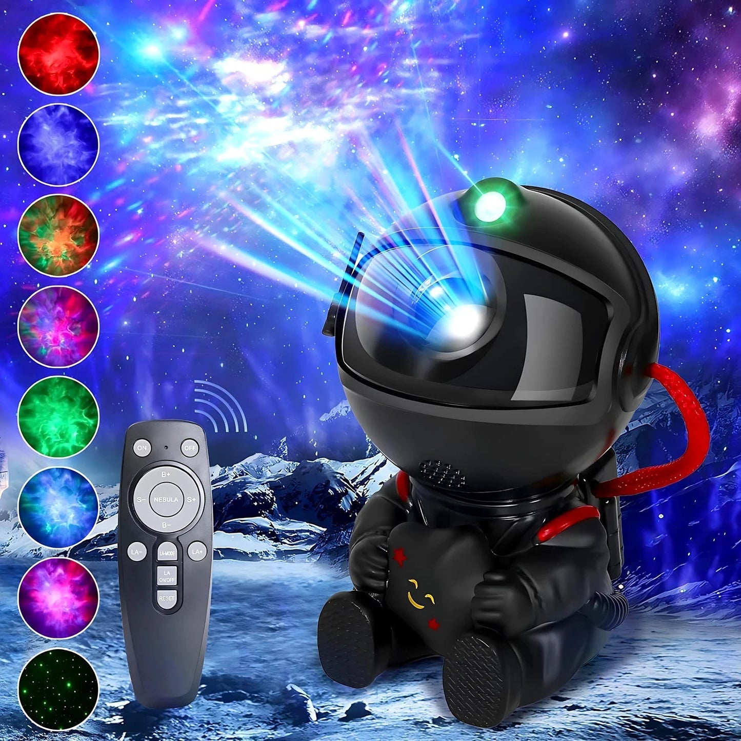 Astronaut Sternenhimmel Projektor | LED Galaxy Nacht Licht für Kinderzimmer & Schlafzimmer