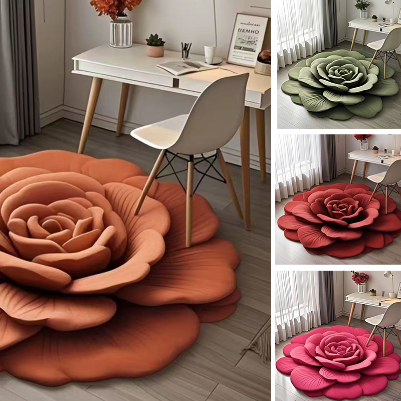 Floral Plüsch & Kieselgur Bodenmatte
